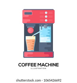 coffee machineicon vector. coffee machinesign on white background. coffee machineicon for web and app