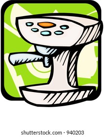 Coffee machine.Vector illustration