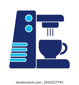 coffee maker appliance icon isolated design