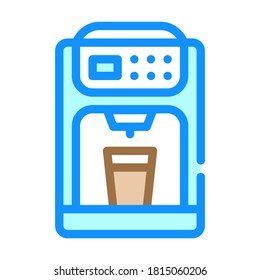 coffee maker color icon vector. coffee maker sign. isolated symbol illustration