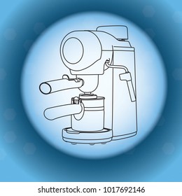 coffee maker, cook coffee, coffee, icon