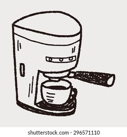 coffee maker doodle