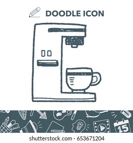 coffee maker doodle