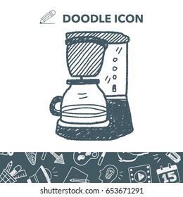 coffee maker doodle