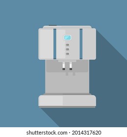 Coffee Maker Flat Black Icon Vector illustration