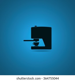 Coffee maker icon. 