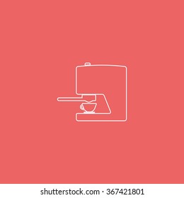 Coffee maker icon. 