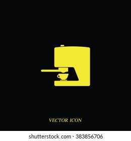 Coffee maker icon. 