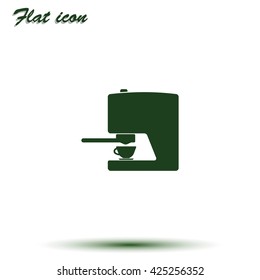 Coffee maker icon. 