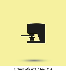 Coffee maker icon. 