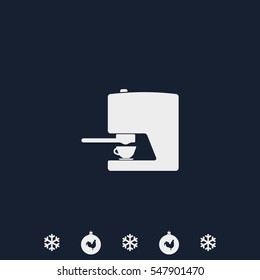Coffee maker icon. 