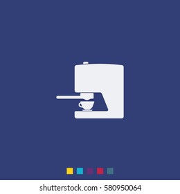 Coffee maker icon. 