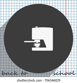 Coffee maker icon. 