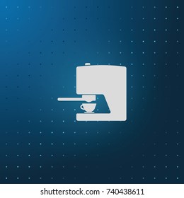 Coffee maker icon. 