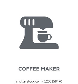 Coffee maker icon. Coffee maker design concept from  collection. Simple element vector illustration on white background.