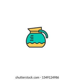 Coffee maker icon design. Gastronomy icon vector illustration