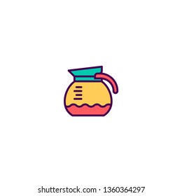 Coffee maker icon design. Gastronomy icon vector illustration