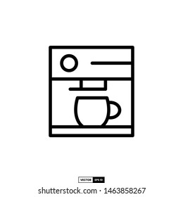 Coffee maker icon, design inspiration vector template for interface and any purpose