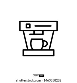Coffee maker icon, design inspiration vector template for interface and any purpose