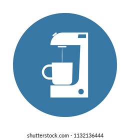 coffee maker icon. Element of Electro icons for mobile concept and web apps. Badge style coffee maker icon can be used for web and mobile apps