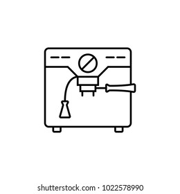 coffee maker icon. Element of home appliances for mobile concept and web apps. Thin line icon for website design and development, app development. Premium icon on white background