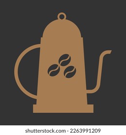Coffee maker icon.  Flat style eps 10 vector illustration for coffee food and beverages design element