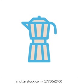 coffee maker icon flat vector logo design trendy illustration signage symbol graphic simple