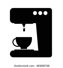 coffee maker icon illustration design