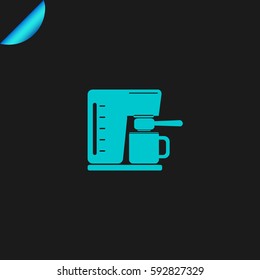 coffee maker icon illustration isolated vector sign symbol.
