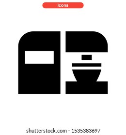coffee maker icon isolated sign symbol vector illustration - high quality black style vector icons
