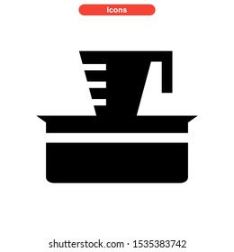 coffee maker icon isolated sign symbol vector illustration - high quality black style vector icons
