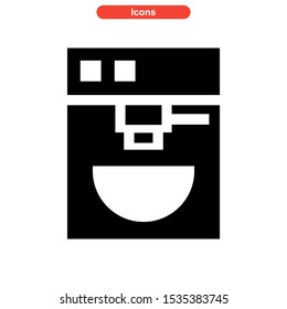 coffee maker icon isolated sign symbol vector illustration - high quality black style vector icons
