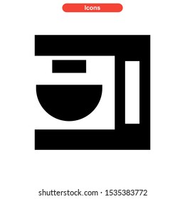 coffee maker icon isolated sign symbol vector illustration - high quality black style vector icons

