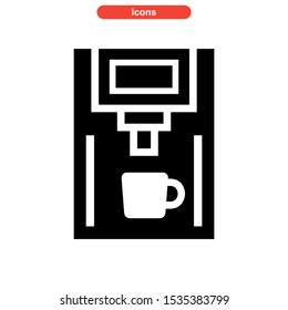 coffee maker icon isolated sign symbol vector illustration - high quality black style vector icons
