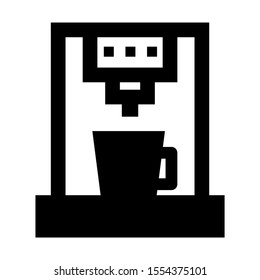 coffee maker icon isolated sign symbol vector illustration - high quality black style vector icons
