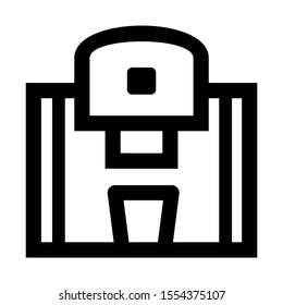 coffee maker icon isolated sign symbol vector illustration - high quality black style vector icons
