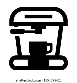 coffee maker icon isolated sign symbol vector illustration - high quality black style vector icons
