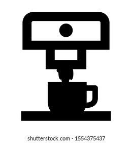 coffee maker icon isolated sign symbol vector illustration - high quality black style vector icons
