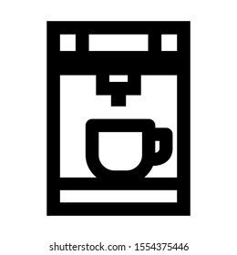 coffee maker icon isolated sign symbol vector illustration - high quality black style vector icons
