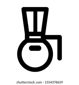 coffee maker icon isolated sign symbol vector illustration - high quality black style vector icons
