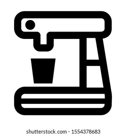 coffee maker icon isolated sign symbol vector illustration - high quality black style vector icons
