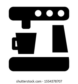 coffee maker icon isolated sign symbol vector illustration - high quality black style vector icons
