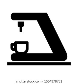 coffee maker icon isolated sign symbol vector illustration - high quality black style vector icons
