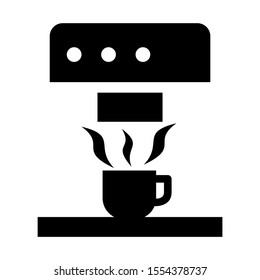 coffee maker icon isolated sign symbol vector illustration - high quality black style vector icons
