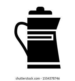 coffee maker icon isolated sign symbol vector illustration - high quality black style vector icons
