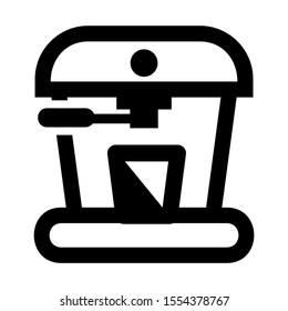 coffee maker icon isolated sign symbol vector illustration - high quality black style vector icons
