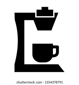 coffee maker icon isolated sign symbol vector illustration - high quality black style vector icons
