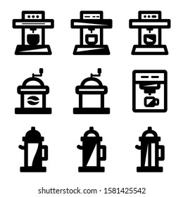 coffee maker icon isolated sign symbol vector illustration - Collection of high quality black style vector icons
