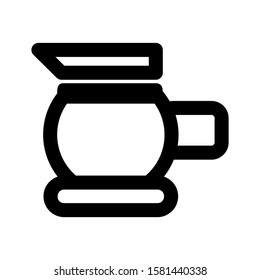 coffee maker icon isolated sign symbol vector illustration - high quality black style vector icons
