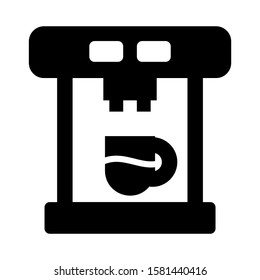 coffee maker icon isolated sign symbol vector illustration - high quality black style vector icons
